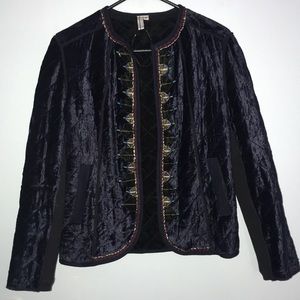 Anthropologie Velvet Blazer